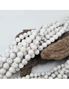 Perle ronde en Howlite 2