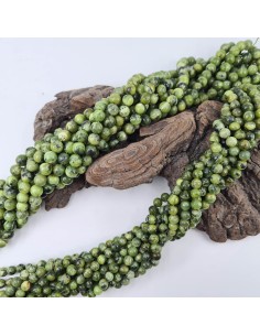 Perle ronde en Jade Néphrite 2