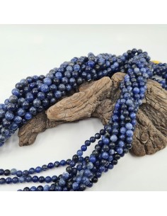 Perle ronde de Sodalite
