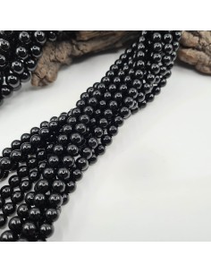 Fil de perles rondes en Onyx 2